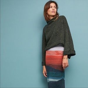 Anthropologie Moth Meadowbound Mock Neck Sweater